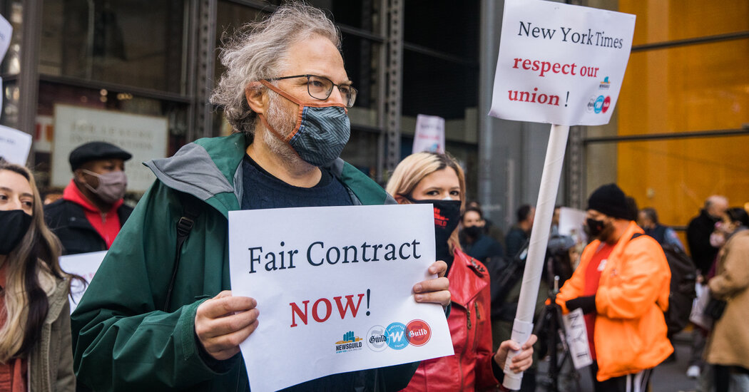 new-york-times-tech-workers-go-on-strike
