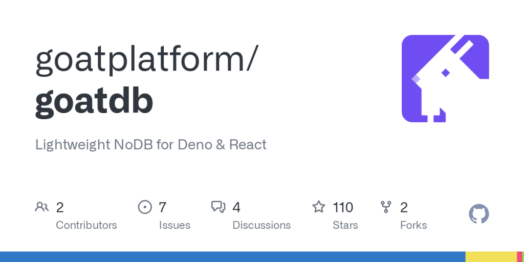show-hn:-goatdb-–-a-lightweight,-offline-first,-realtime-nodb-for-deno-and-react