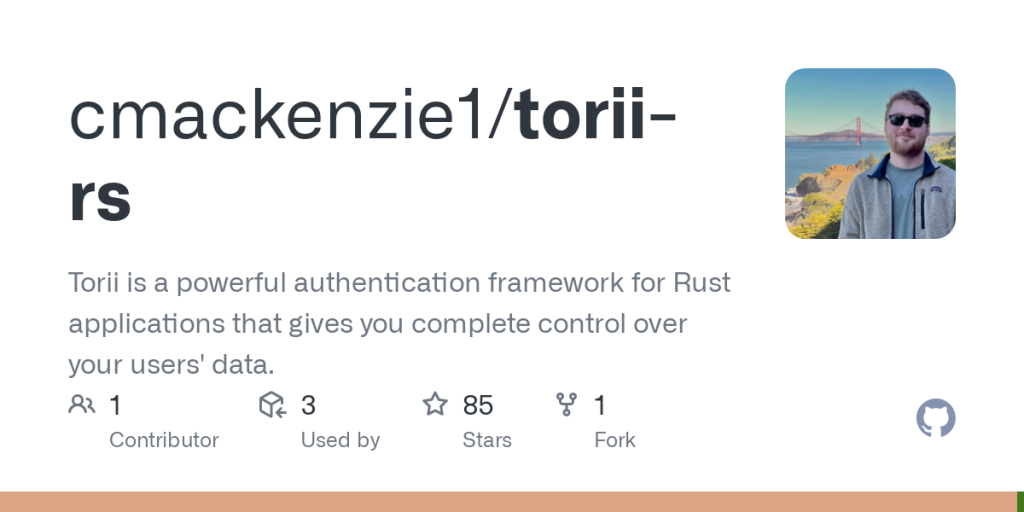 show-hn:-torii-–-a-framework-agnostic-authentication-library-for-rust