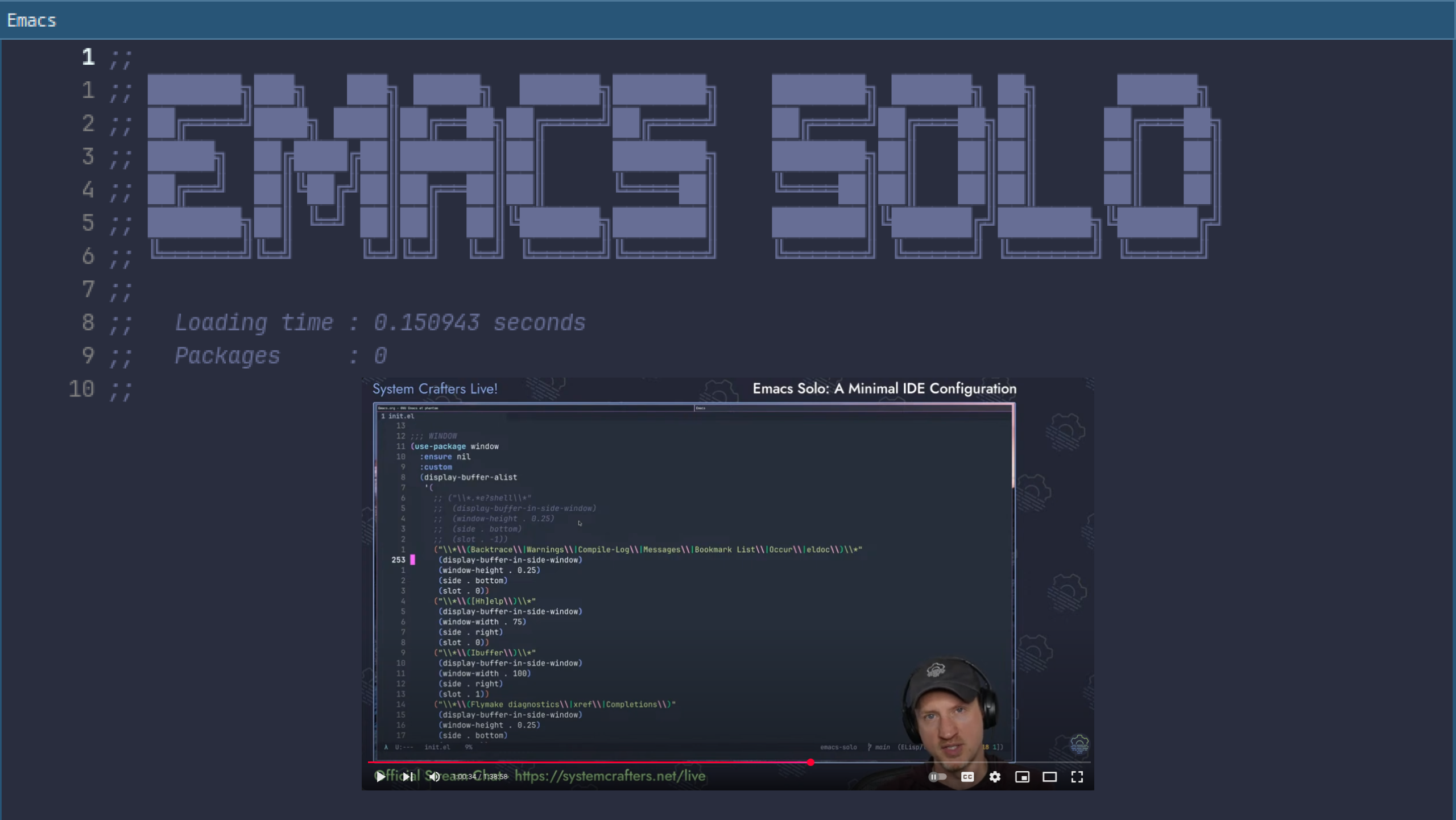 emacs-solo:-a-surprise-system-crafters-live-demo
