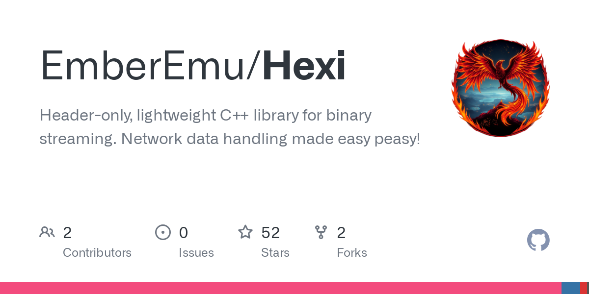 show-hn:-hexi,-modern-header-only-network-binary-serialisation-for-c++-hackers