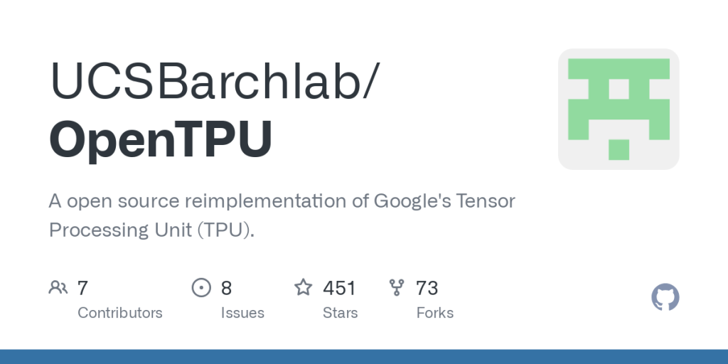 opentpu:-open-source-reimplementation-of-google-tensor-processing-unit-(tpu)