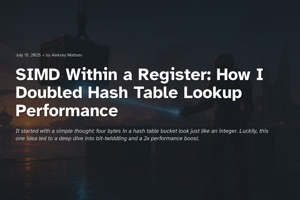simd-within-a-register:-how-i-doubled-hash-table-lookup-performance