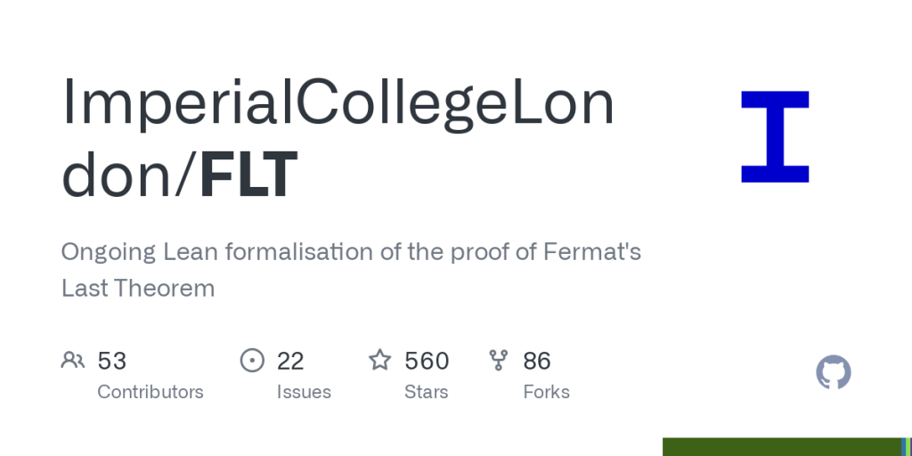 ongoing-lean-formalisation-of-the-proof-of-fermat’s-last-theorem