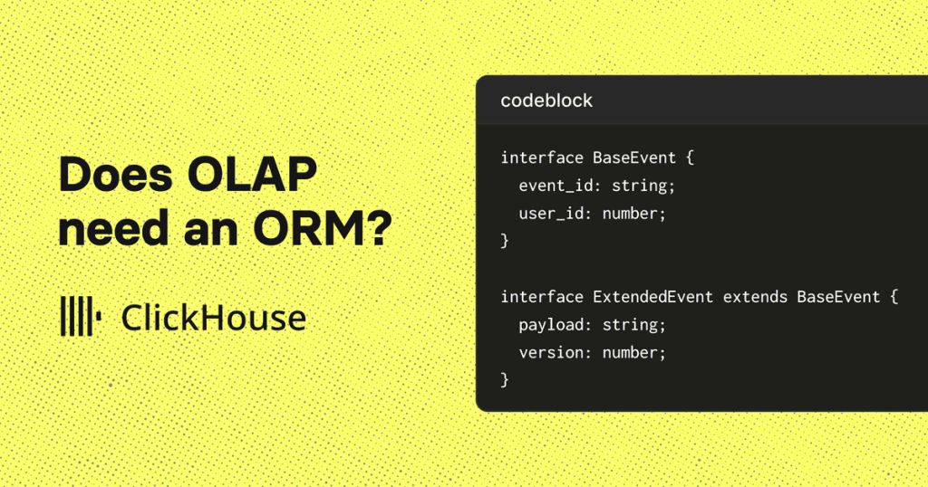 does-olap-need-an-orm