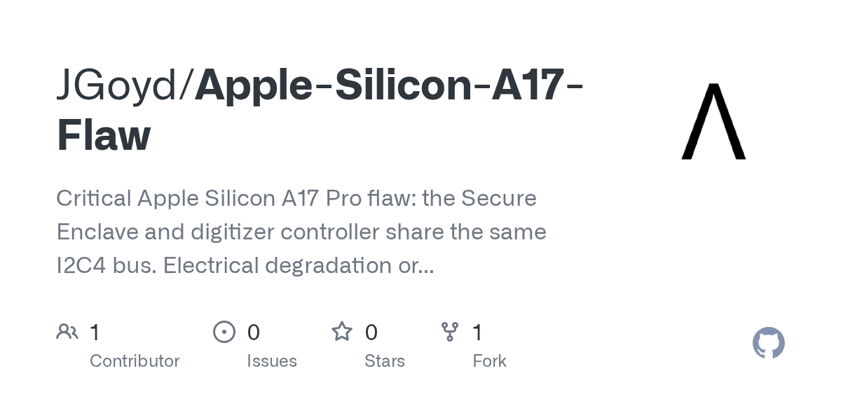 apple-a17-pro-chip-hardware-flaw?
