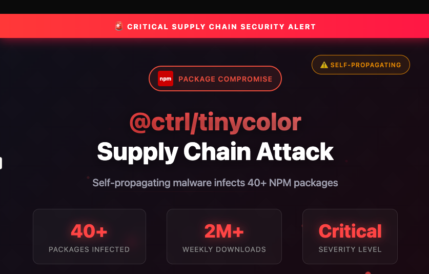 self-propagating-npm-malware-compromises-over-40-packages