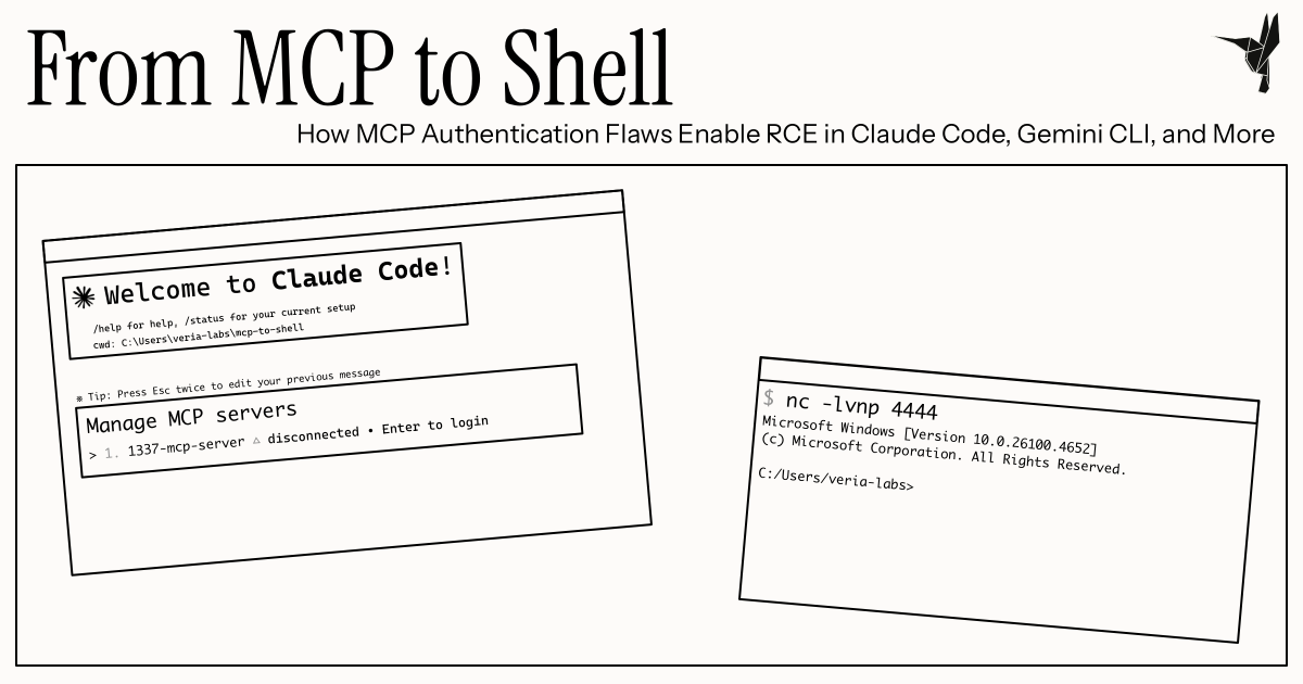 from-mcp-to-shell:-mcp-auth-flaws-enable-rce-in-claude-code,-gemini-cli-and-more