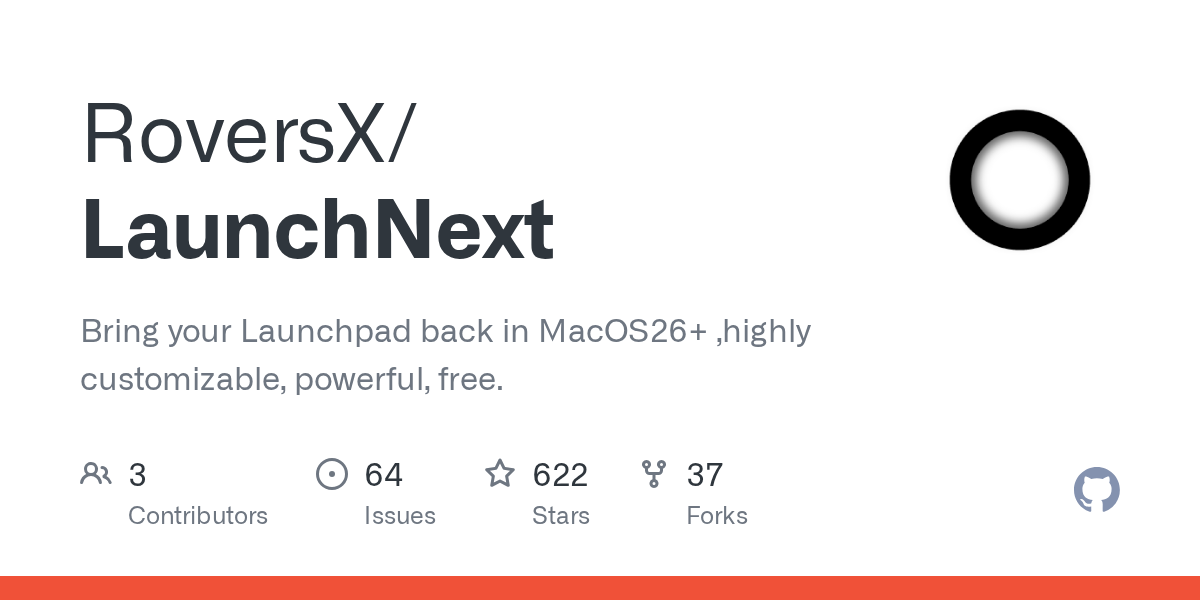 show-hn:-an-open-source-launchpad-for-macos-26