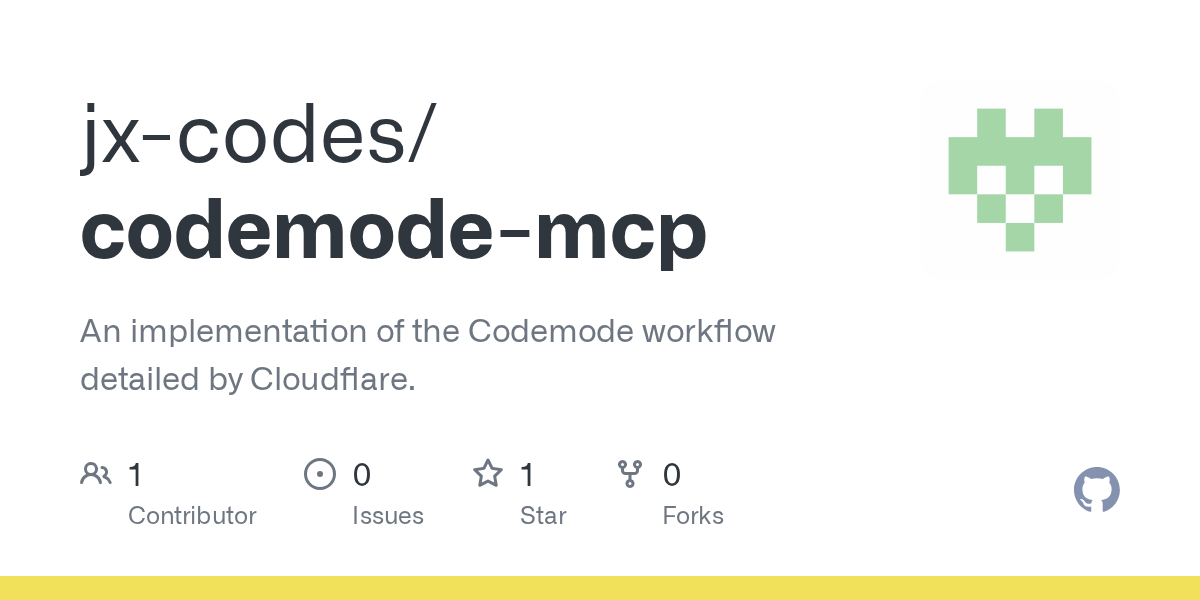 show-hn:-built-an-mcp-server-using-cloudflare’s-code-mode-pattern