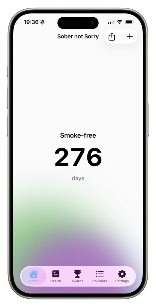 show-hn:-sober-not-sorry-–-free-ios-tracker-to-help-you-quit-bad-habits