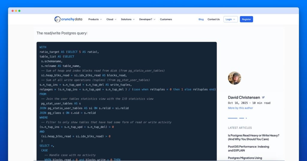 is-postgres-read-heavy-or-write-heavy?