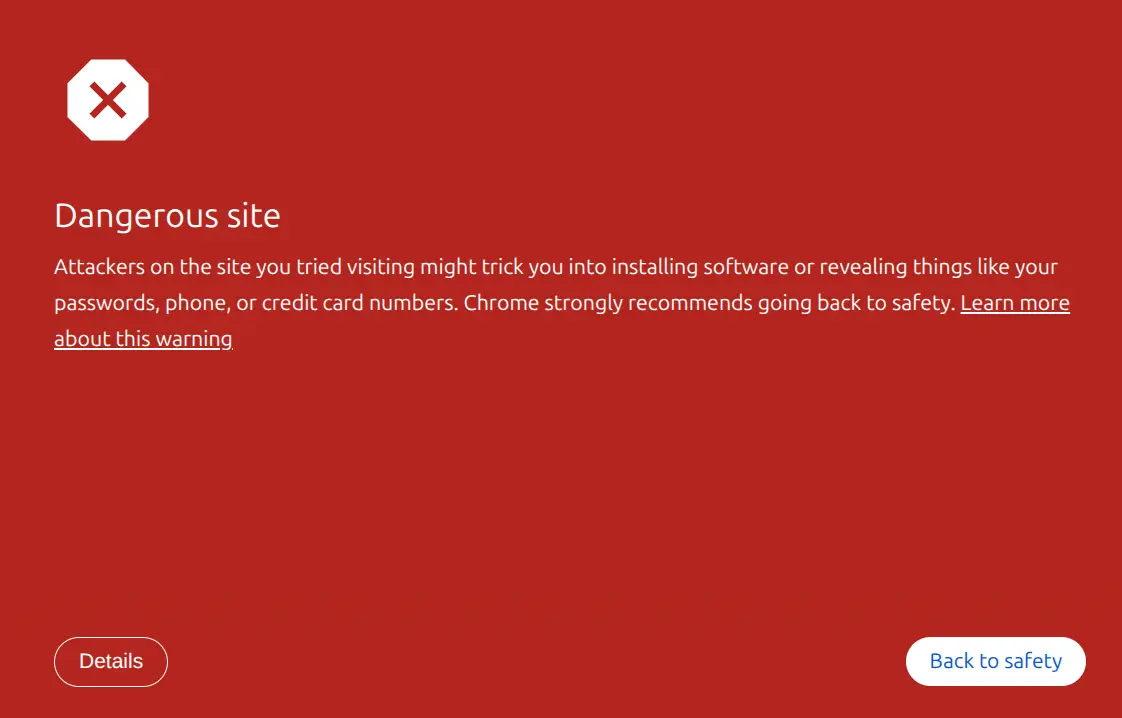 google-flags-immich-sites-as-dangerous