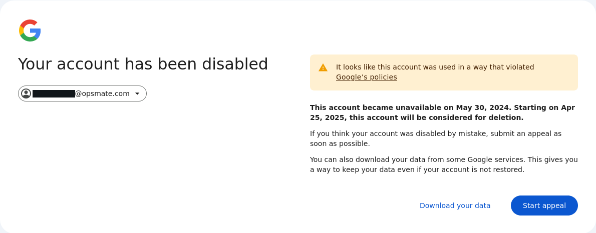 google-suspended-my-company’s-google-cloud-account-for-the-third-time