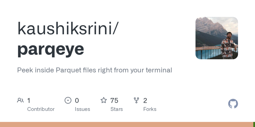 show-hn:-parqeye-–-a-cli-tool-to-visualize-and-inspect-parquet-files