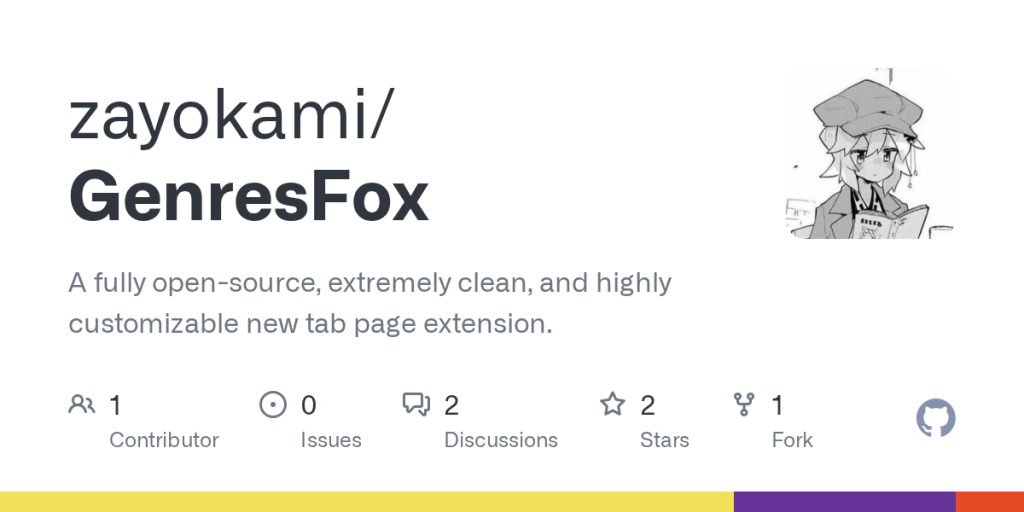 show-hn:-genresfox-–-open-source,-customizable-new-tab-page-extension-in-wasm