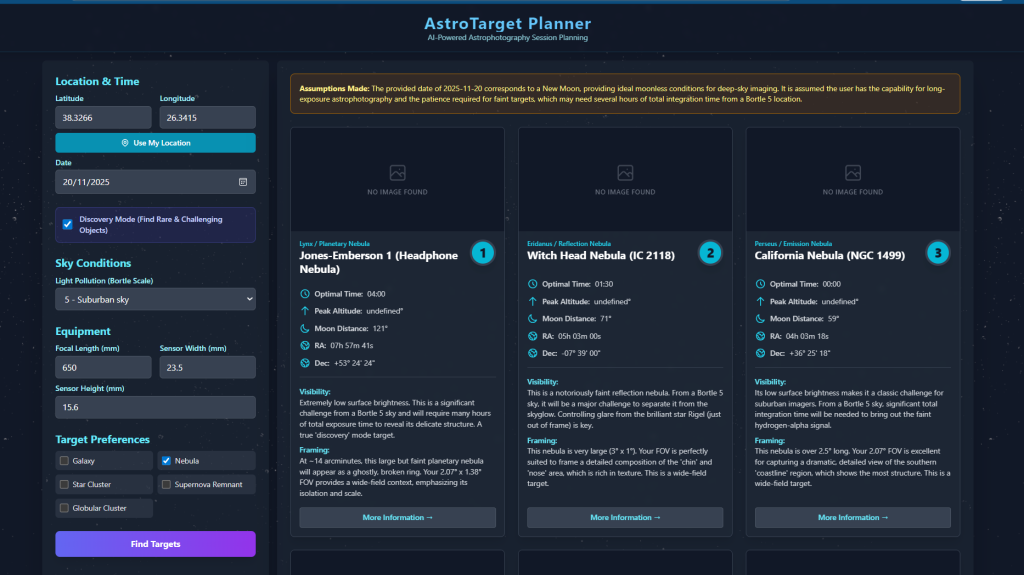 astrophotography-target-planner:-discover-hidden-nebulas