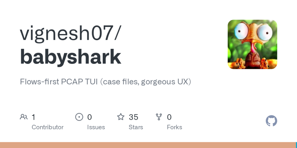 show-hn:-babyshark-–-wireshark-made-easy-(terminal-ui-for-pcaps)