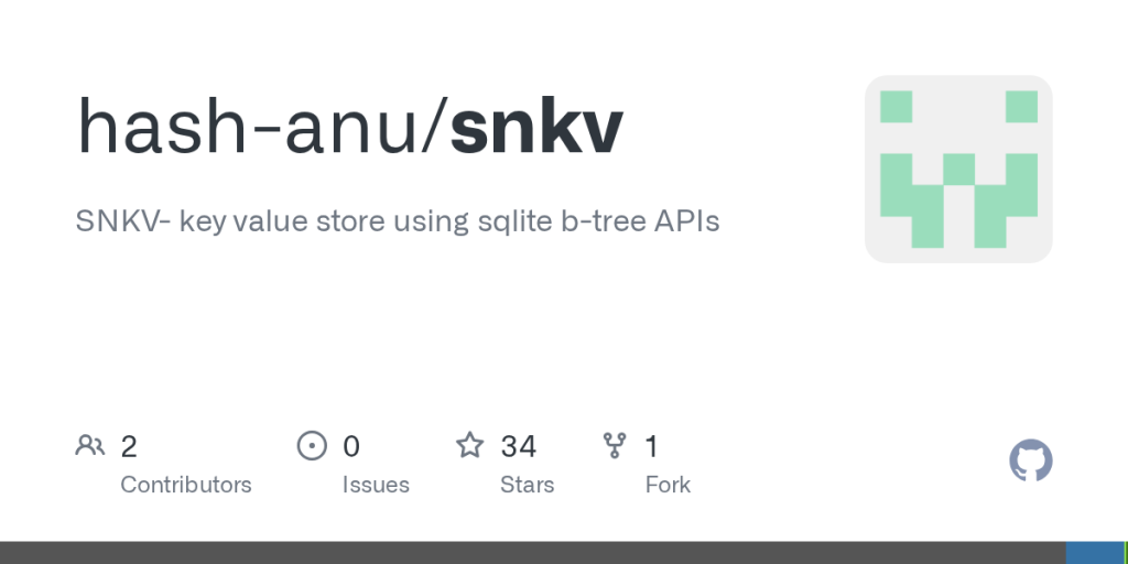 show-hn:-snkv-–-sqlite’s-b-tree-as-a-key-value-store-(c/c++-and-python-bindings)