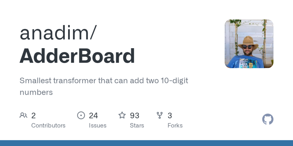 smallest-transformer-that-can-add-two-10-digit-numbers