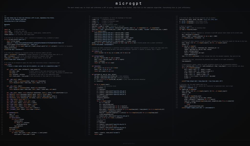 microgpt