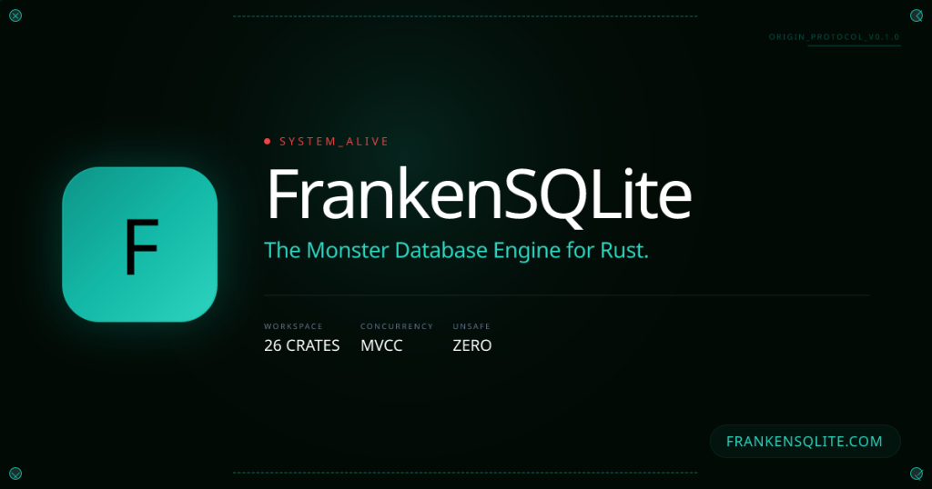 frankensqlite-a-rust-reimplementation-of-sqlite-with-concurrent-writers