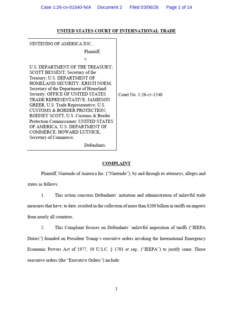 nintendo-sues-us.-government-for-tariff-refunds