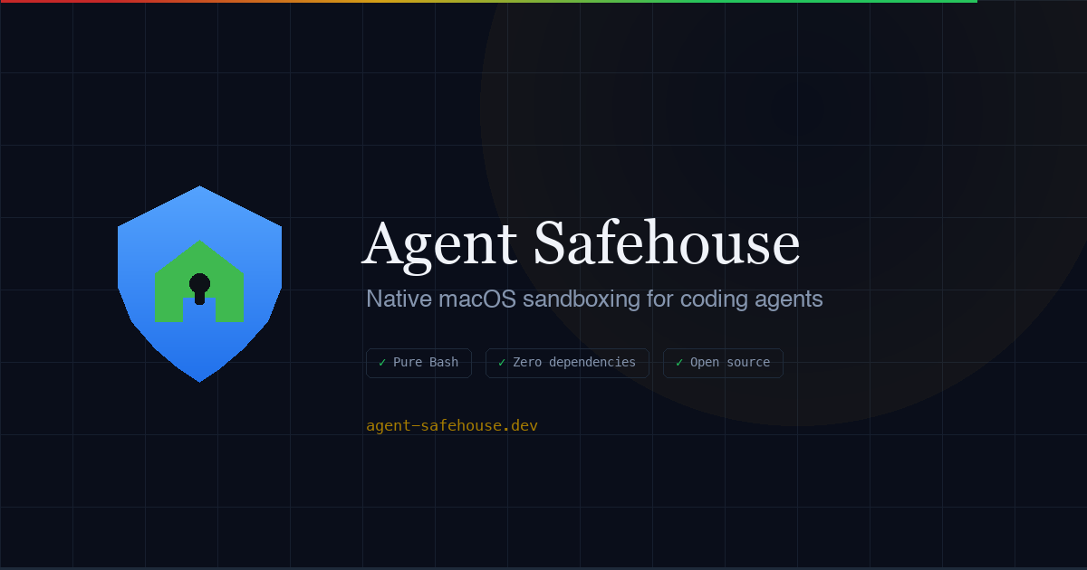 agent-safehouse-–-macos-native-sandboxing-for-local-agents