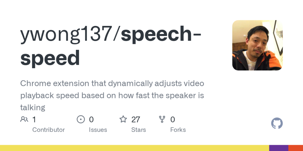 chrome-extension-adjusts-video-speed-based-on-how-fast-the-speaker-is-talking