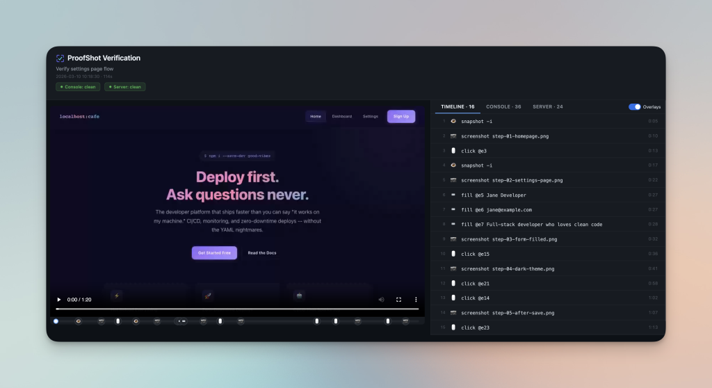 show-hn:-proofshot-–-give-ai-coding-agents-eyes-to-verify-the-ui-they-build