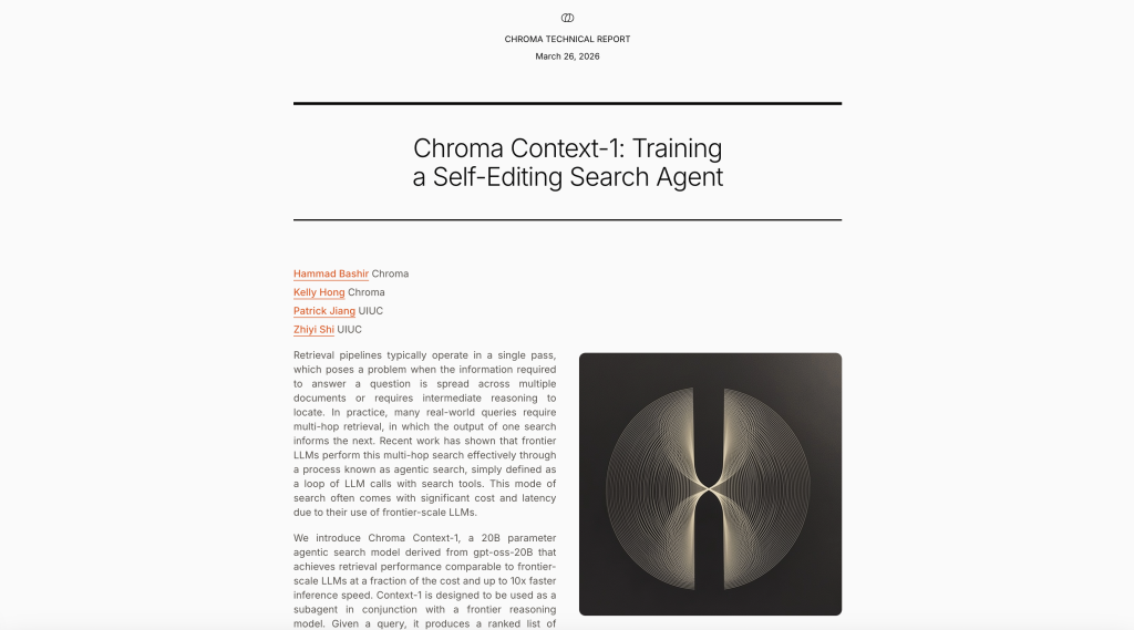chroma-context-1:-training-a-self-editing-search-agent
