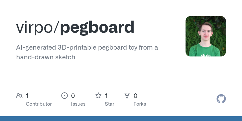 show-hn:-i-turned-a-sketch-into-a-3d-print-pegboard-for-my-kid-with-an-ai-agent