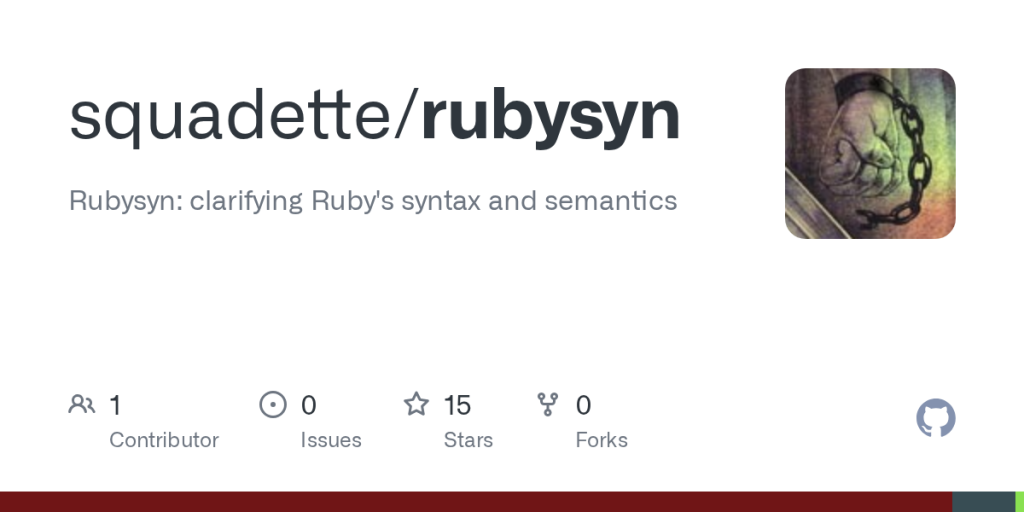 rubysyn:-clarifying-ruby’s-syntax-and-semantics