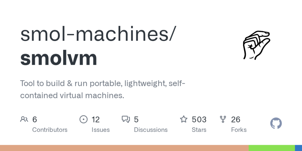 show-hn:-smol-machines-–-subsecond-coldstart,-portable-virtual-machines