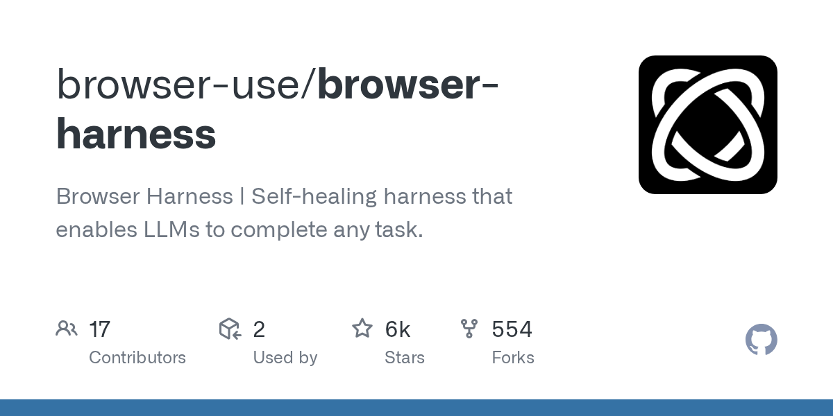 show-hn:-browser-harness-–-gives-llm-freedom-to-complete-any-browser-task