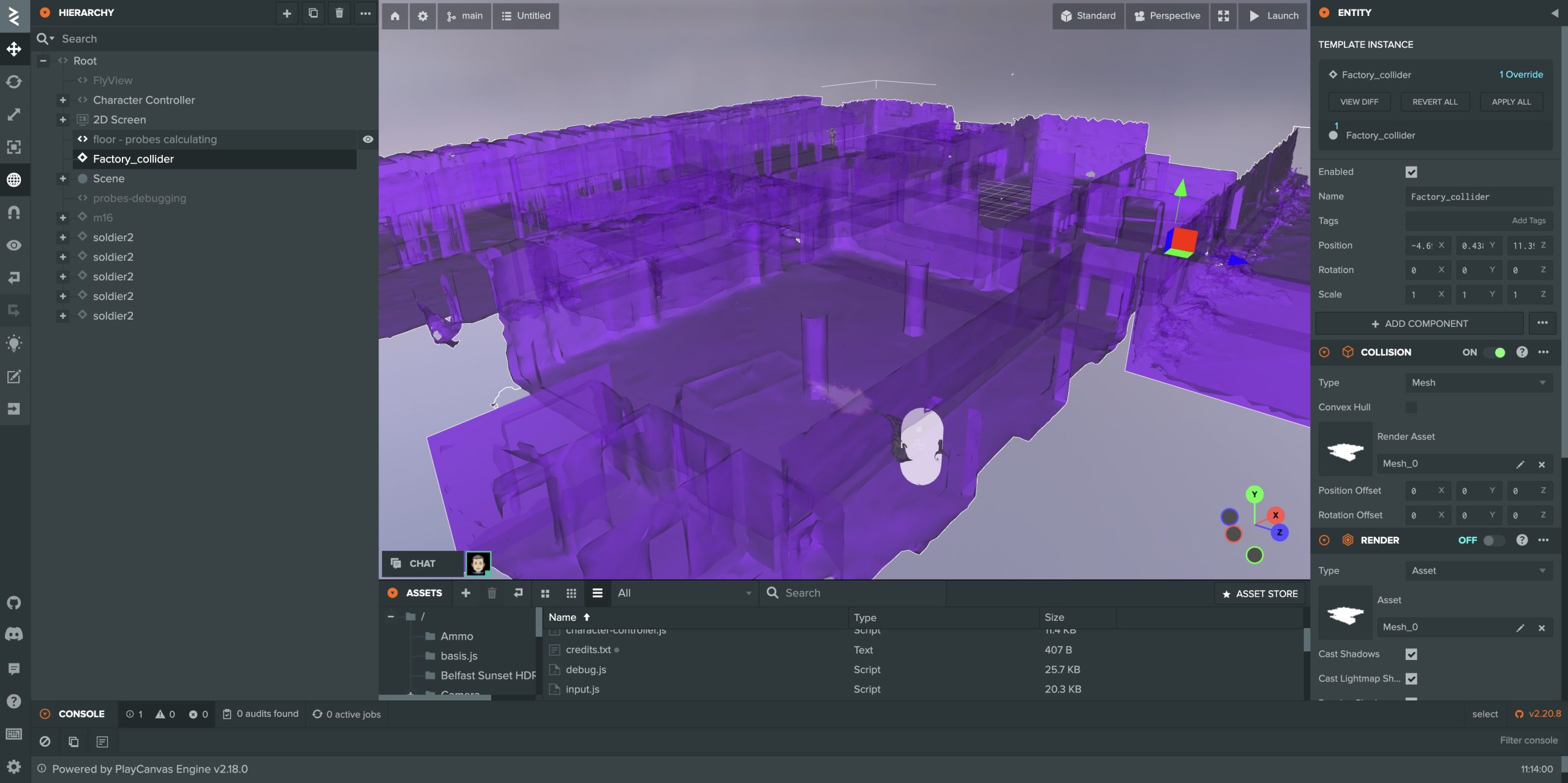 show-hn:-turning-a-gaussian-splat-into-a-videogame