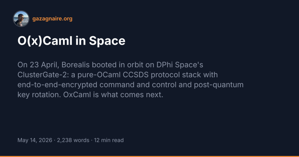 o(x)caml-in-space