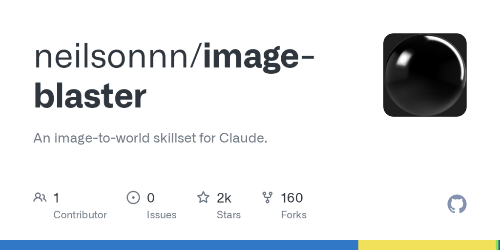image-blaster:-creates-3d-environments,-sfx,-and-meshes-from-a-single-image