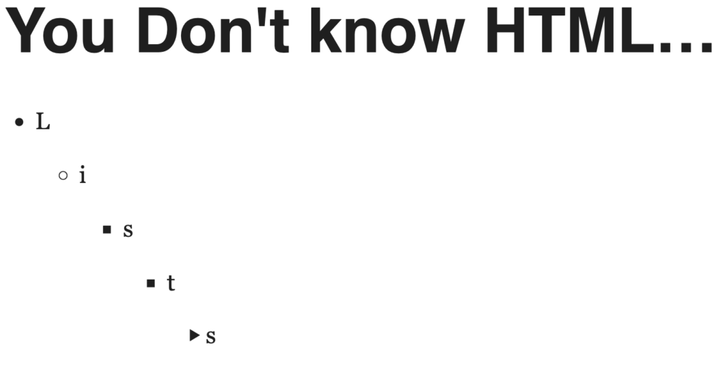 you-don’t-know-html-lists