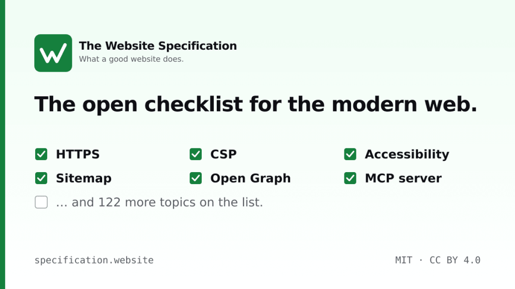 the-website-specification