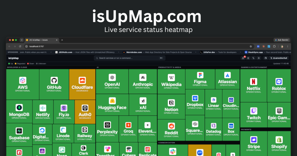 the-isupmap-lets-you-check-the-status-of-over-100-major-sites-at-once
