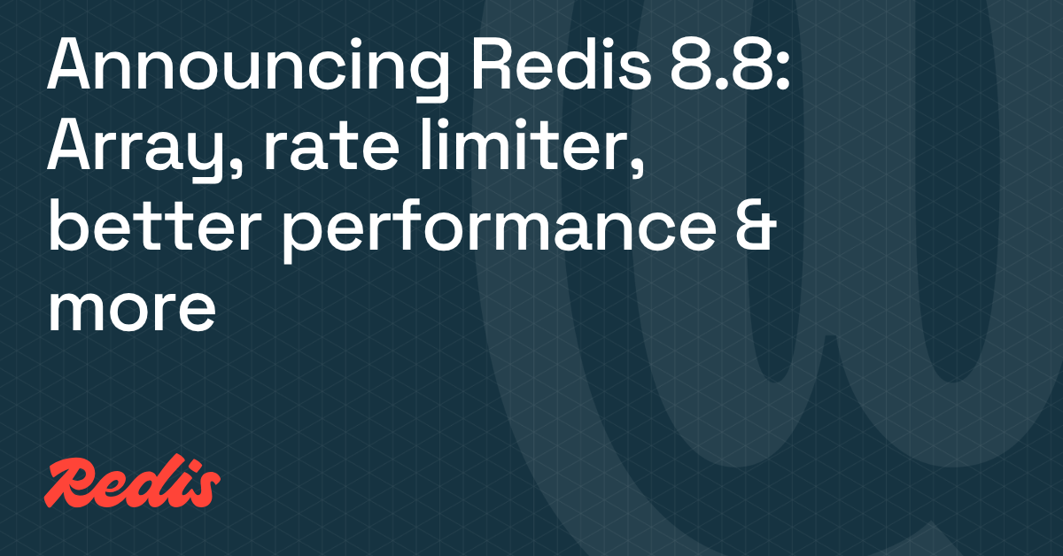 redis-8.8:-new-array-data-structure,-rate-limiter,-performance-improvements