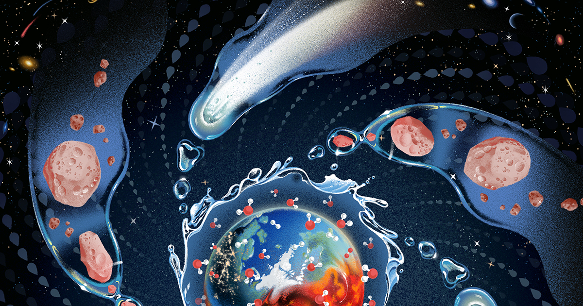 where-did-earth-get-its-oceans?-maybe-it-made-them-itself