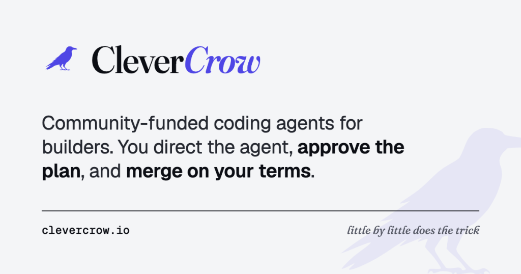 show-hn:-clevercrow:-give-tokens-to-your-favorite-projects
