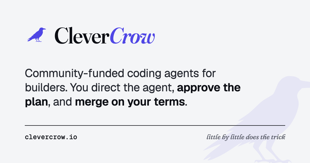 show-hn:-clevercrow:-give-tokens-to-your-favorite-projects