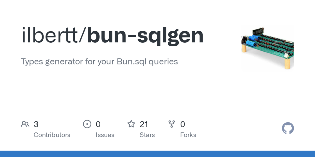show-hn:-bun-sqlgen-–-type-safe-raw-sql-for-bun,-no-orm