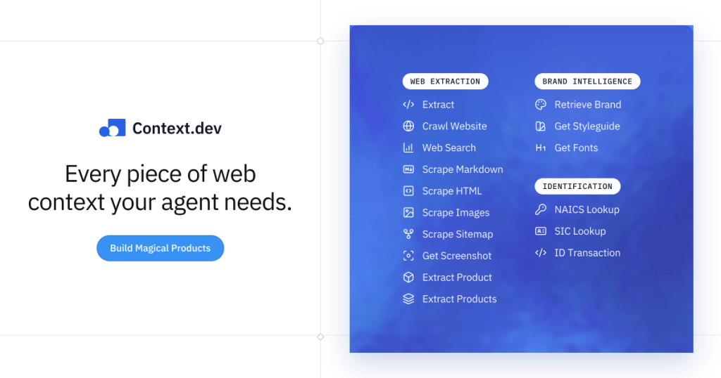 launch-hn:-context.dev-(yc-s26)-–-api-to-get-structured-data-from-any-website