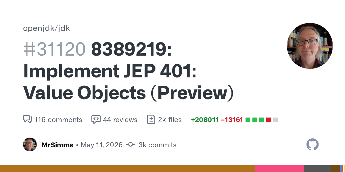 jep-401:-value-objects-(preview)-merged-to-openjdk-master