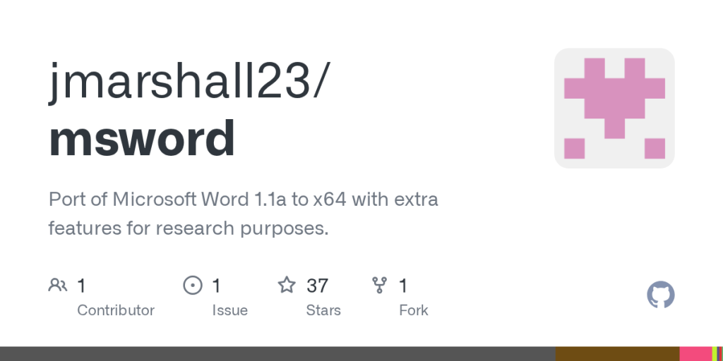 microsoft-word-for-windows-1.1a,-native-x64-port