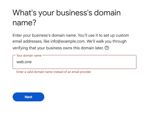 google-workspace-thinks-my-domain-is-an-email-provider